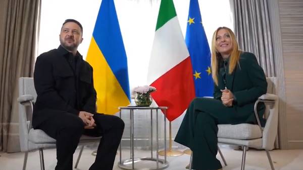 Zelensky incontra Meloni
